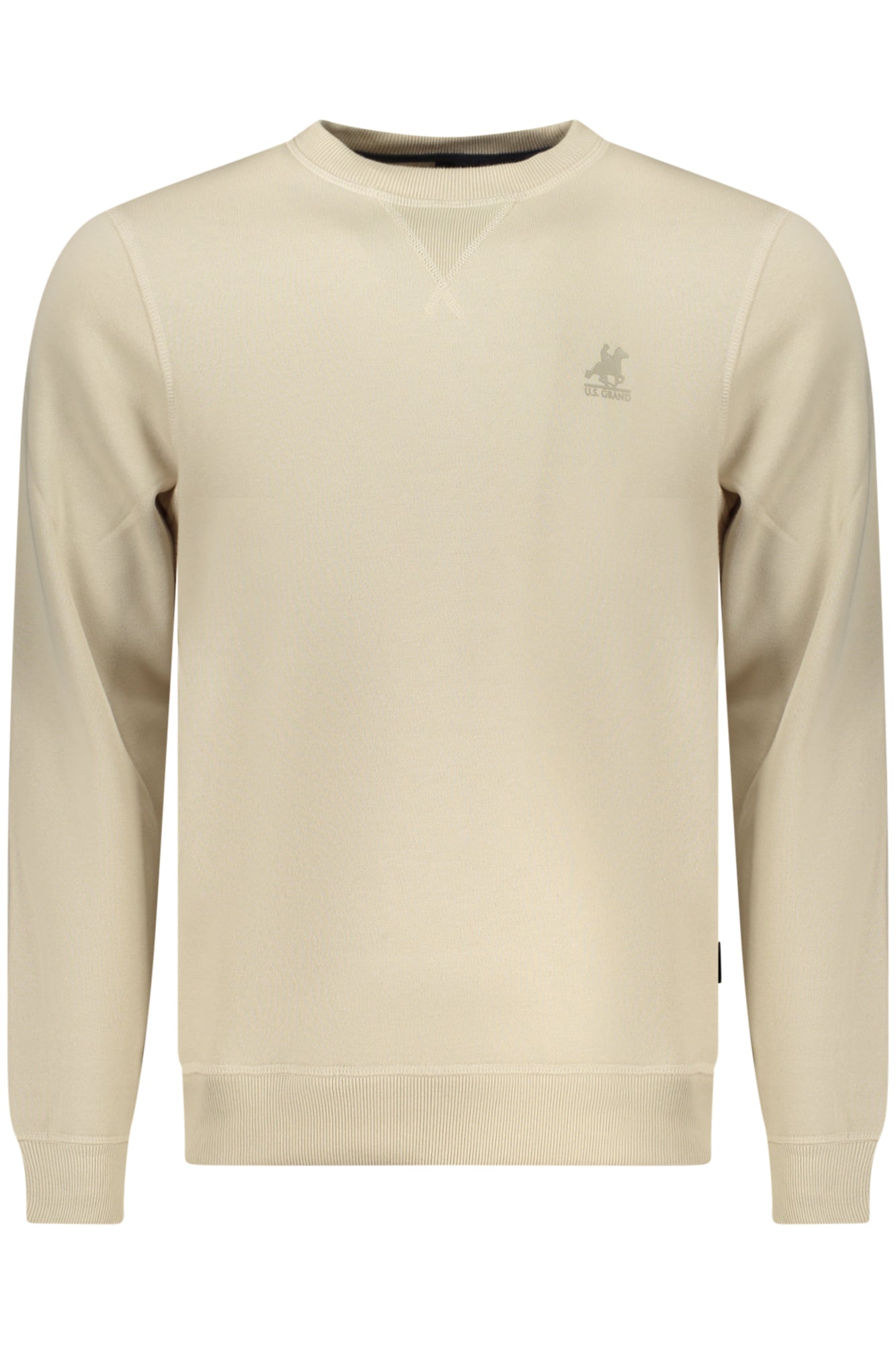 US GRAND Herren-Sweatshirt mit Reißverschluss, beige Hauptbild