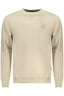 US GRAND Herren-Sweatshirt mit Reißverschluss, beige