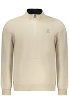 US GRAND Herren-Sweatshirt mit Reißverschluss, beige