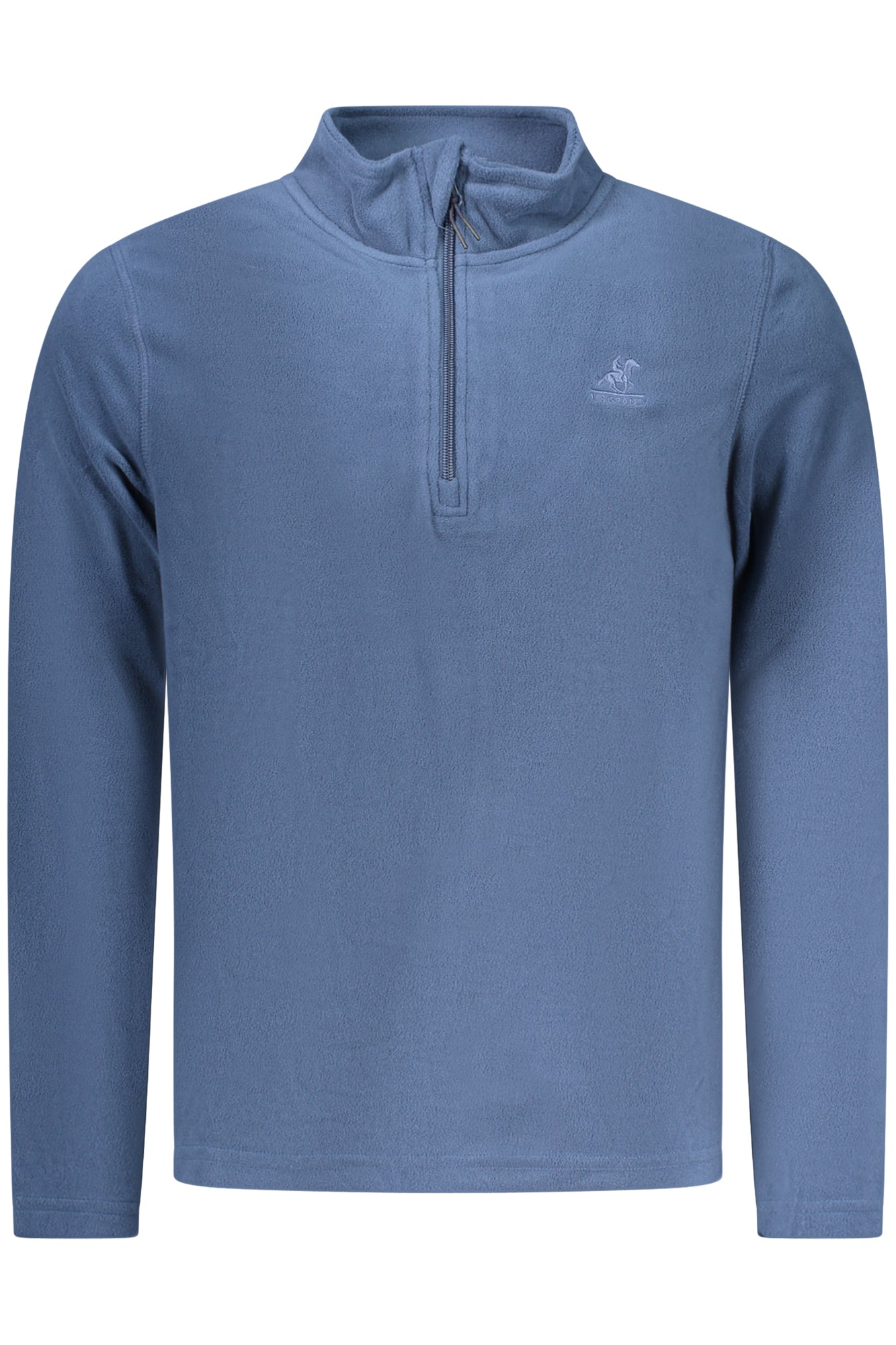 U.S. GRAND Herren-Sweatshirt mit Reißverschluss – Warmes Fleece für Herbst/Winter Blau