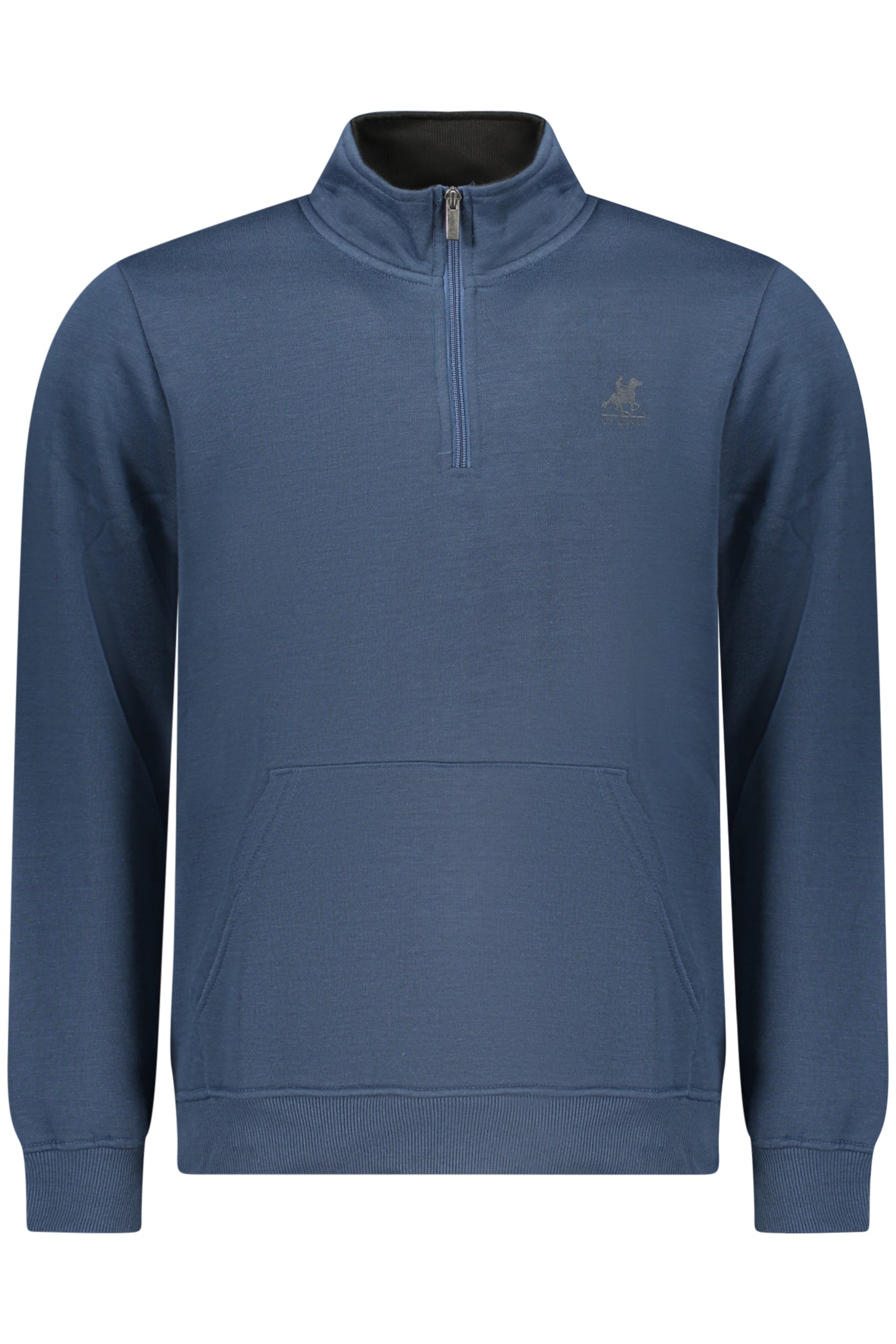 US GRAND Herren-Sweatshirt mit Reißverschluss, blau