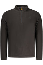 US GRAND Herren-Sweatshirt mit Reißverschluss, schwarz