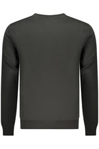 US GRAND Herren-Sweatshirt mit Reißverschluss, schwarz