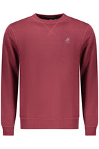 US GRAND Herren-Sweatshirt mit Reißverschluss, rot