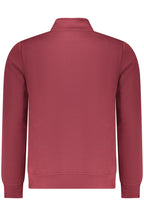 US GRAND Herren-Sweatshirt mit Reißverschluss, rot