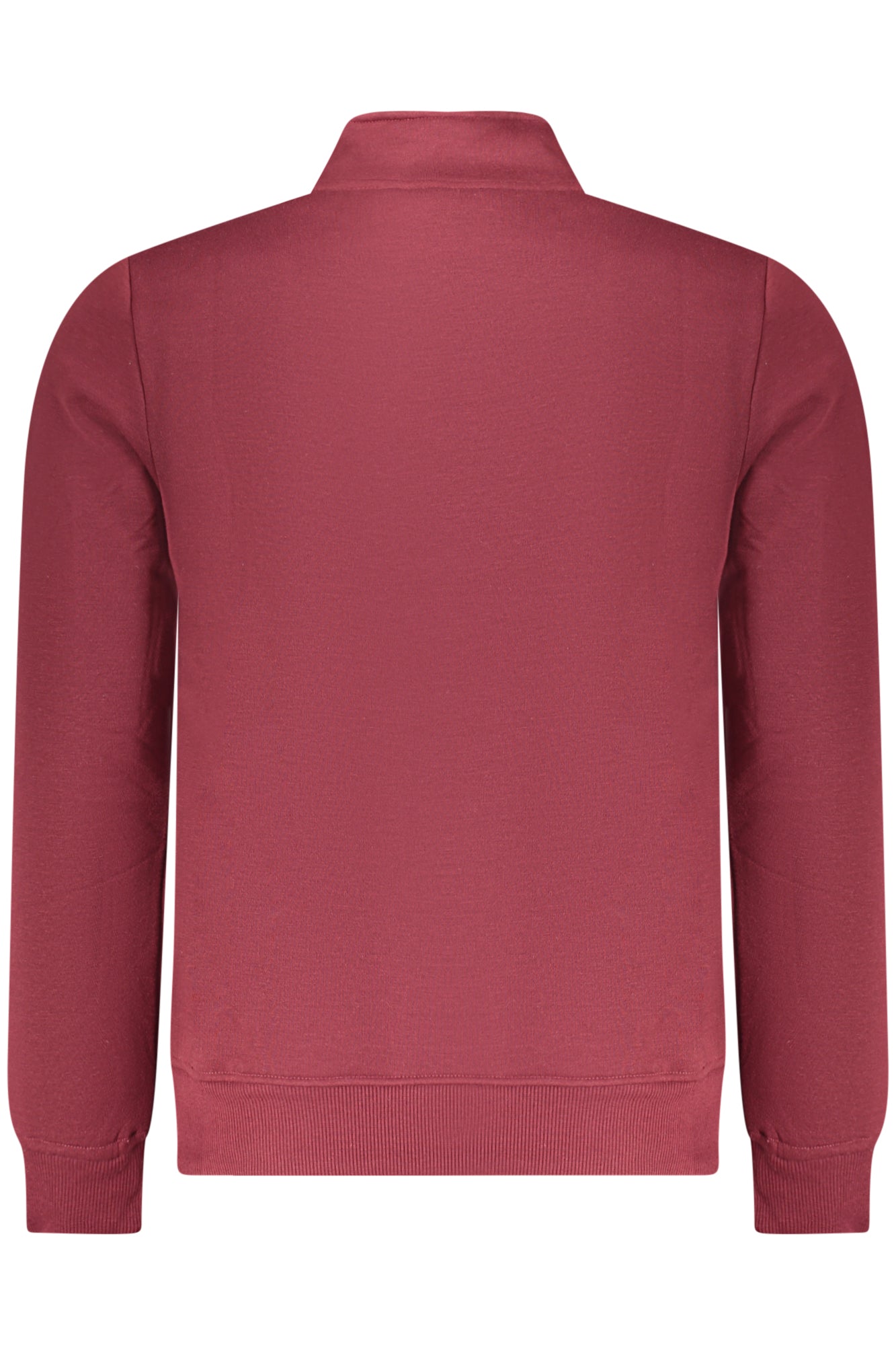 US GRAND Herren-Sweatshirt mit Reißverschluss, rot