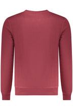 US GRAND Herren-Sweatshirt mit Reißverschluss, rot