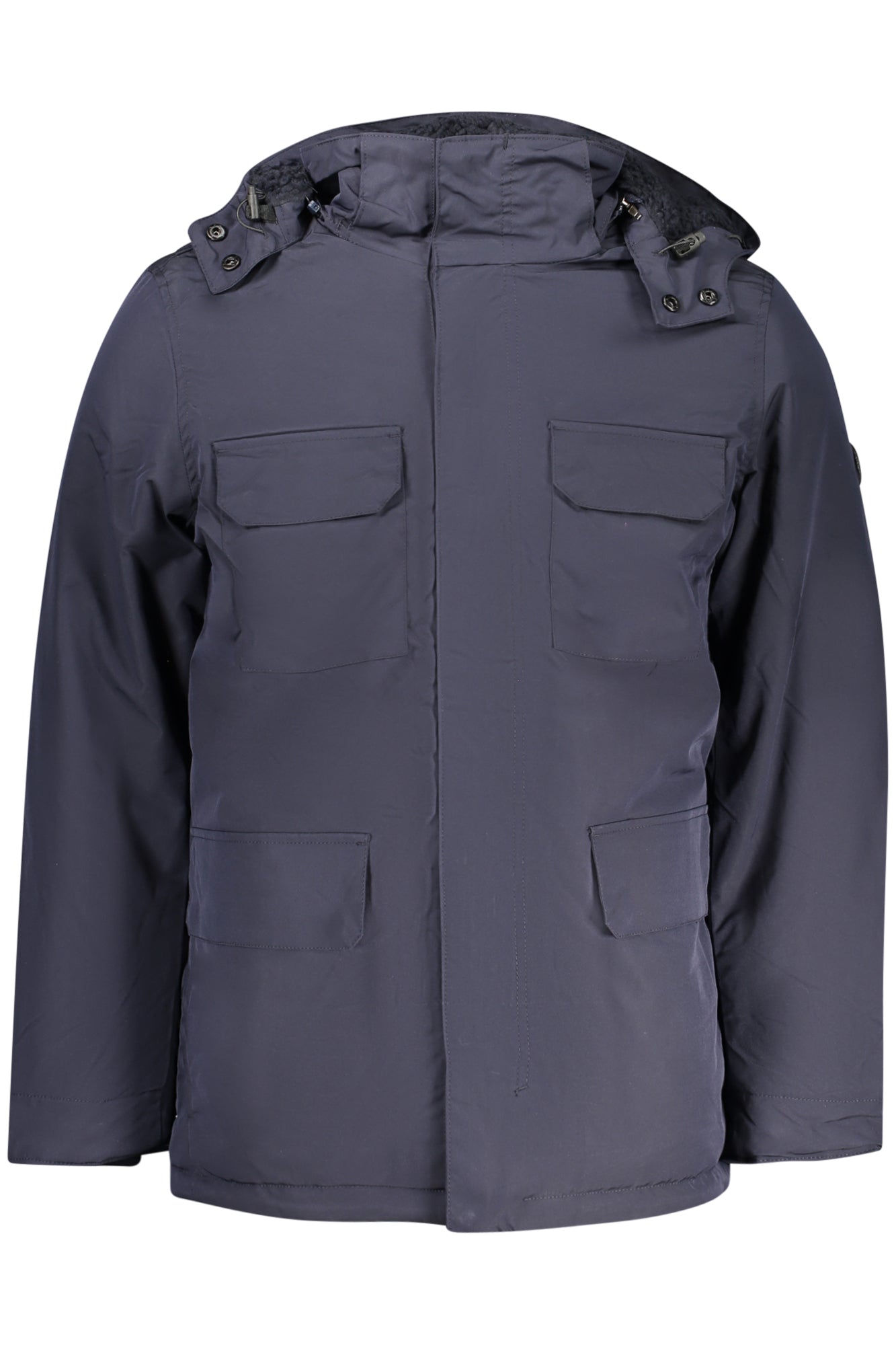 U.S. GRAND Herren Jacke – Blaue Parka mit abnehmbarer Kapuze für Herbst/Winter Blau Main image