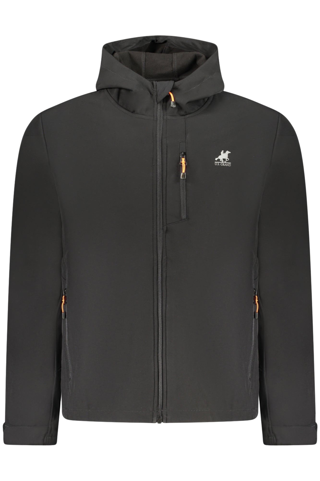 U.S. GRAND Black Herrenjacke – Softshell mit Kapuze für Herbst/Winter | soulluna.de Schwarz