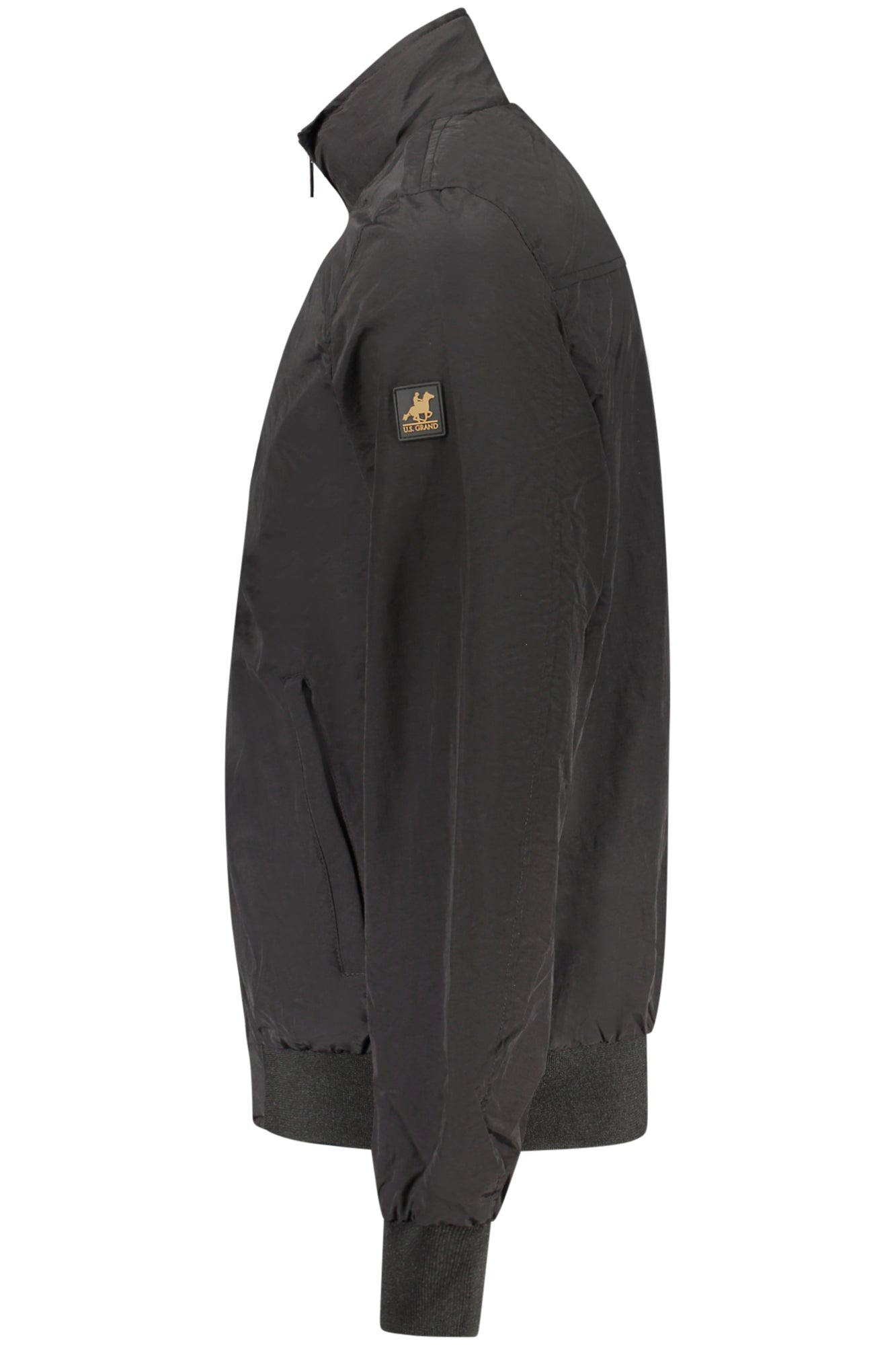 U.S. GRAND Herren Jacke – Langärmlige Jacke, mit Taschen Schwarz