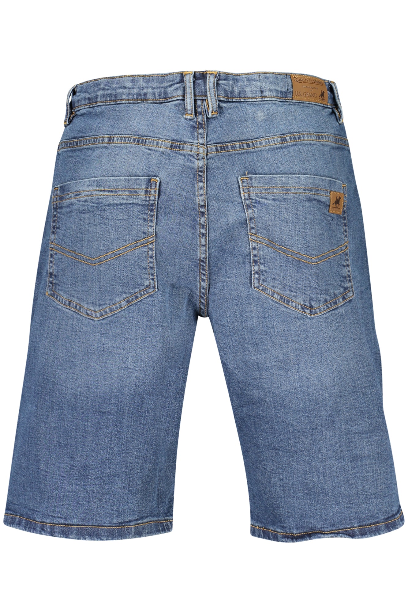 U.S. GRAND Herren Shorts – mit Taschen, mit Reißverschluss Blau