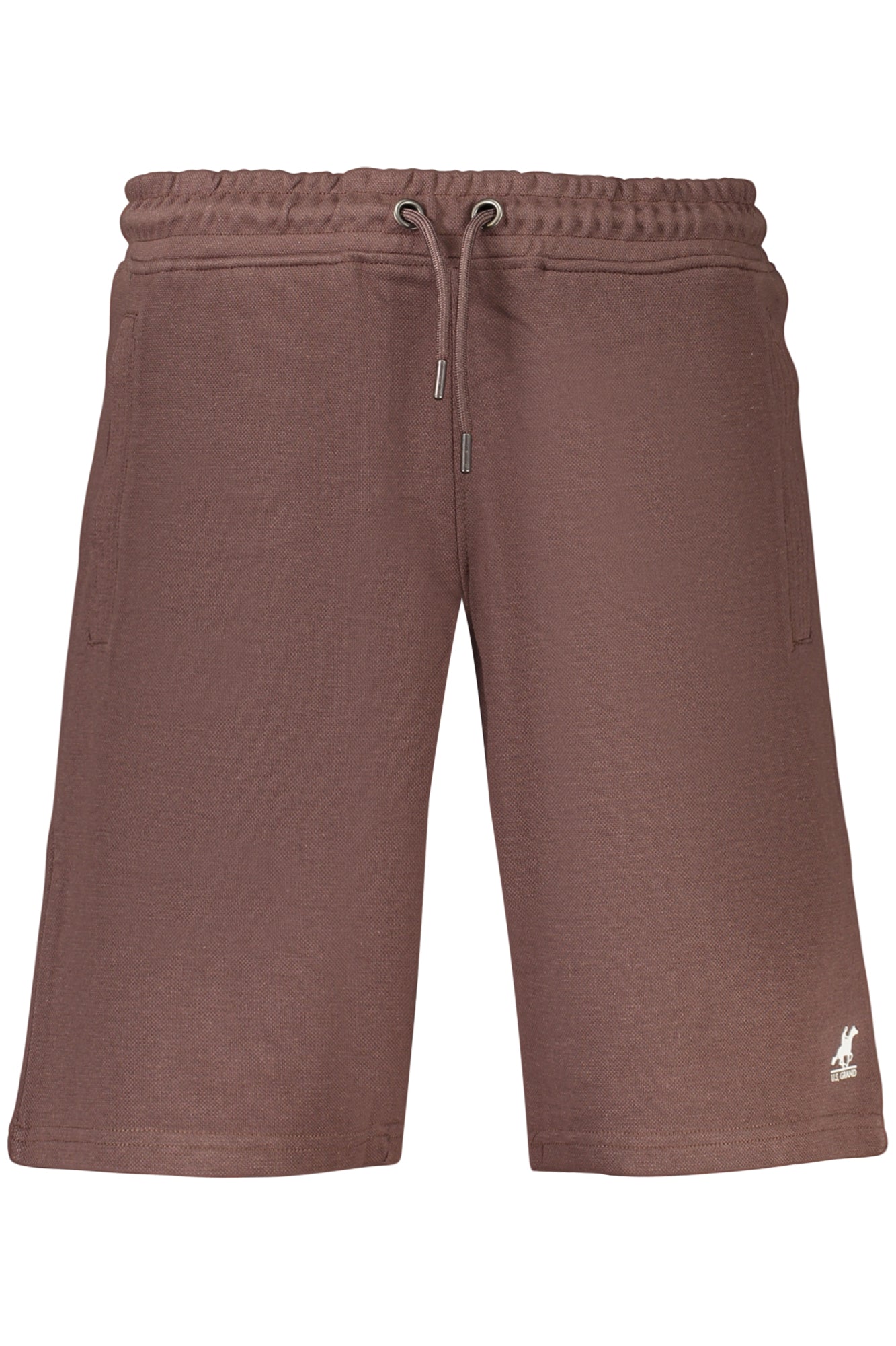 U.S. GRAND Herren Hosen – mit elastischem Bund, mit Taschen Braun