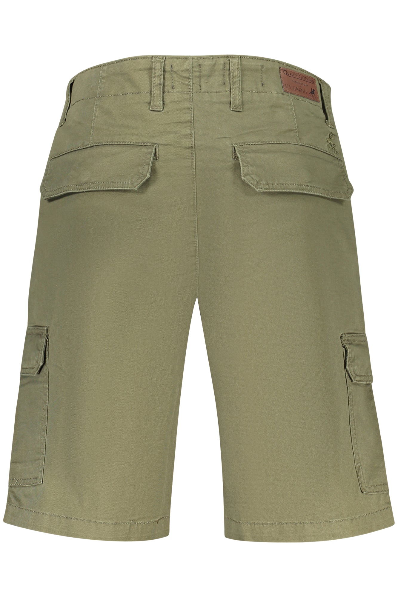 U.S. GRAND Herren Hosen – Kurze Jacke mit, mit Taschen Grün