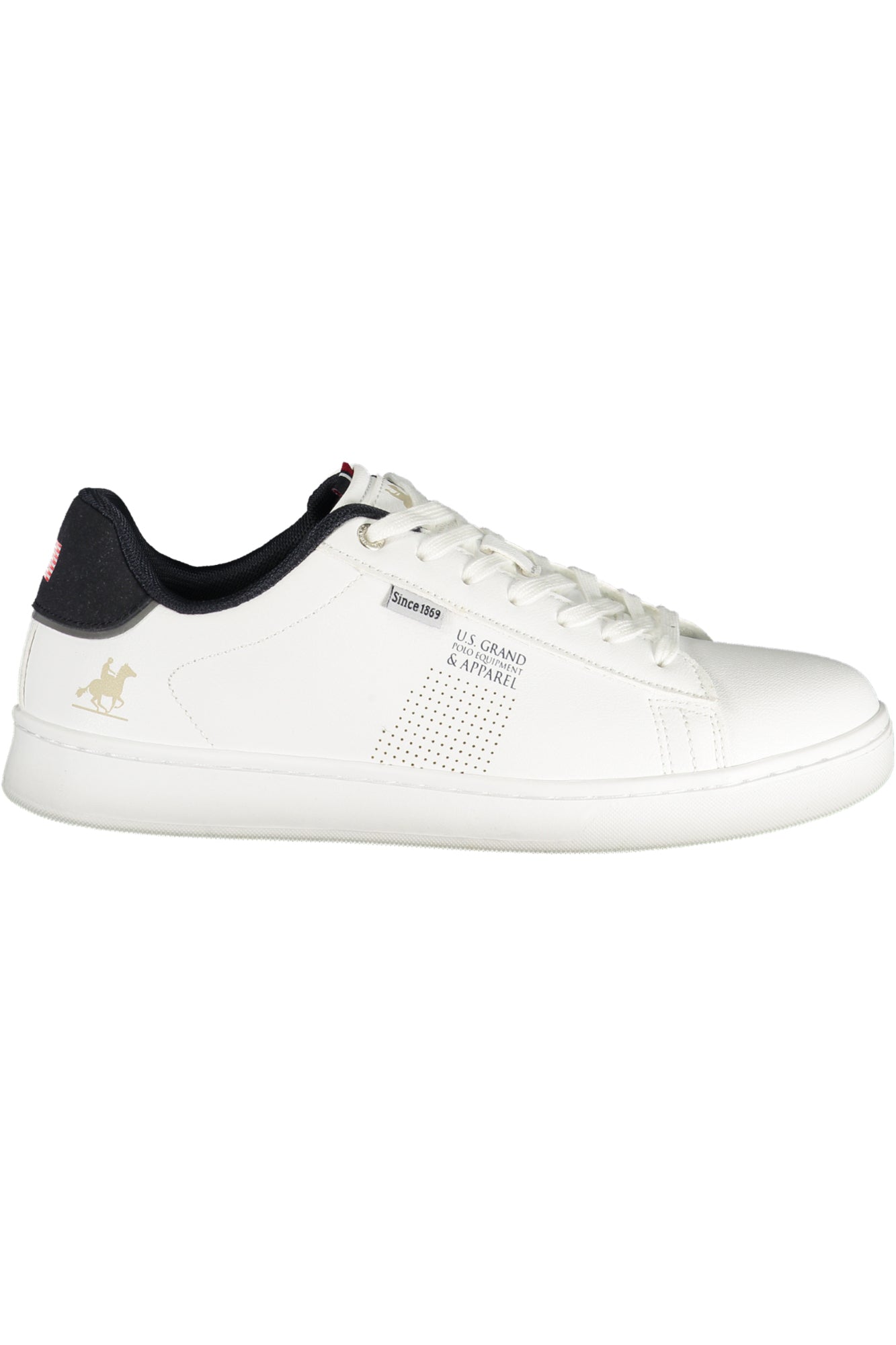 U.S. GRAND Herren Sneaker – Sportschuh mit Schnürsenkeln Weiß
