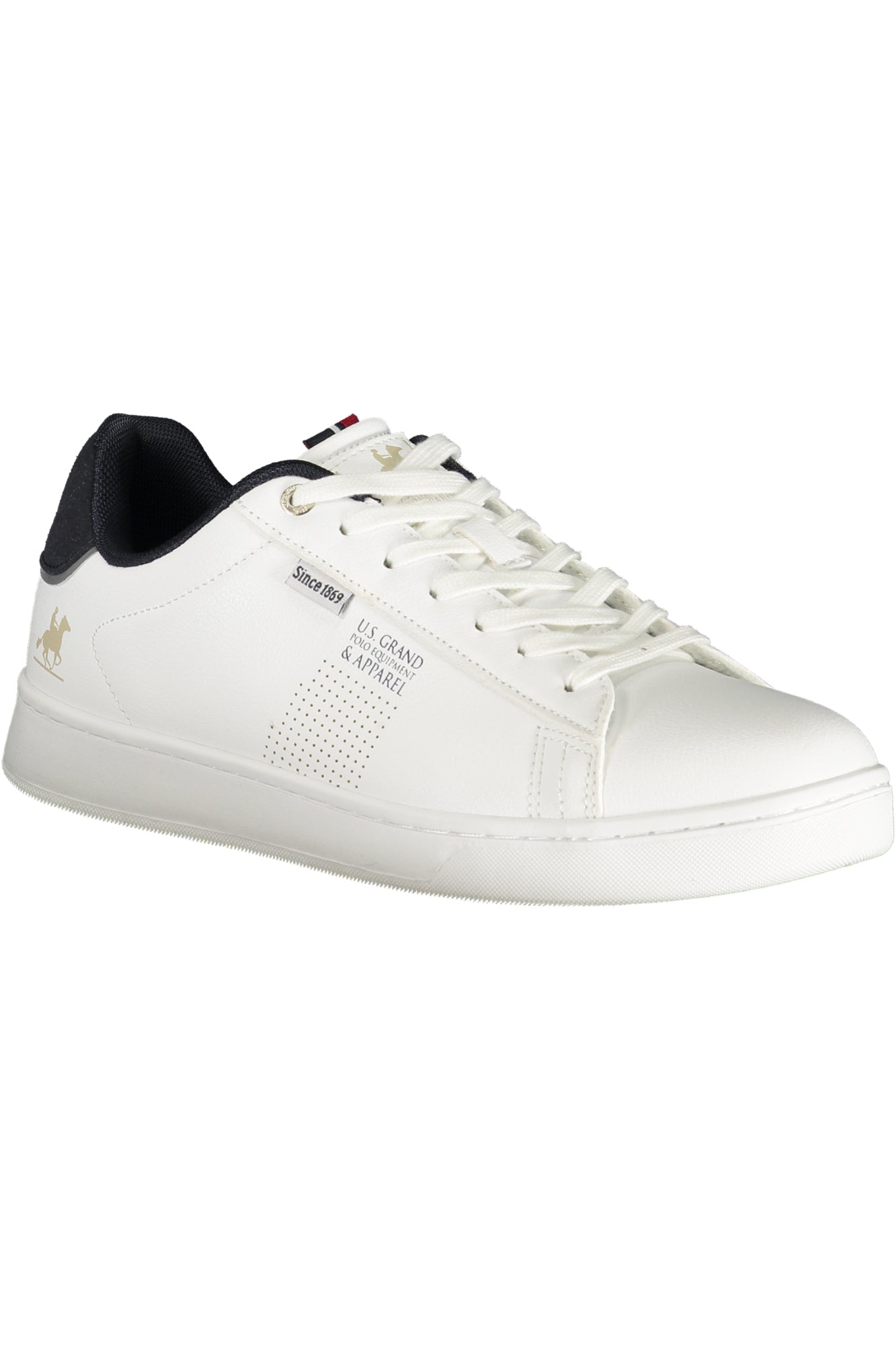 U.S. GRAND Herren Sneaker – Sportschuh mit Schnürsenkeln Weiß