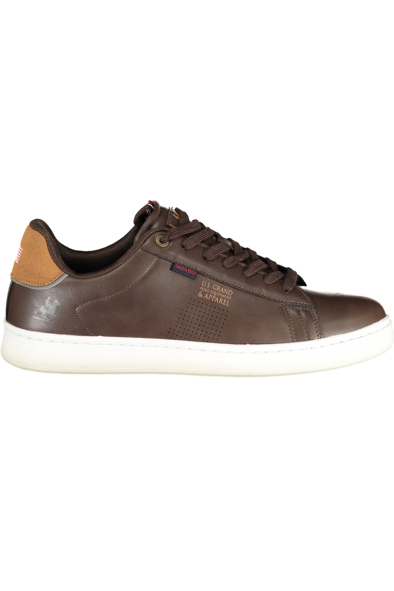 U.S. GRAND Herren Sneaker – Sportschuh mit Schnürsenkeln Braun