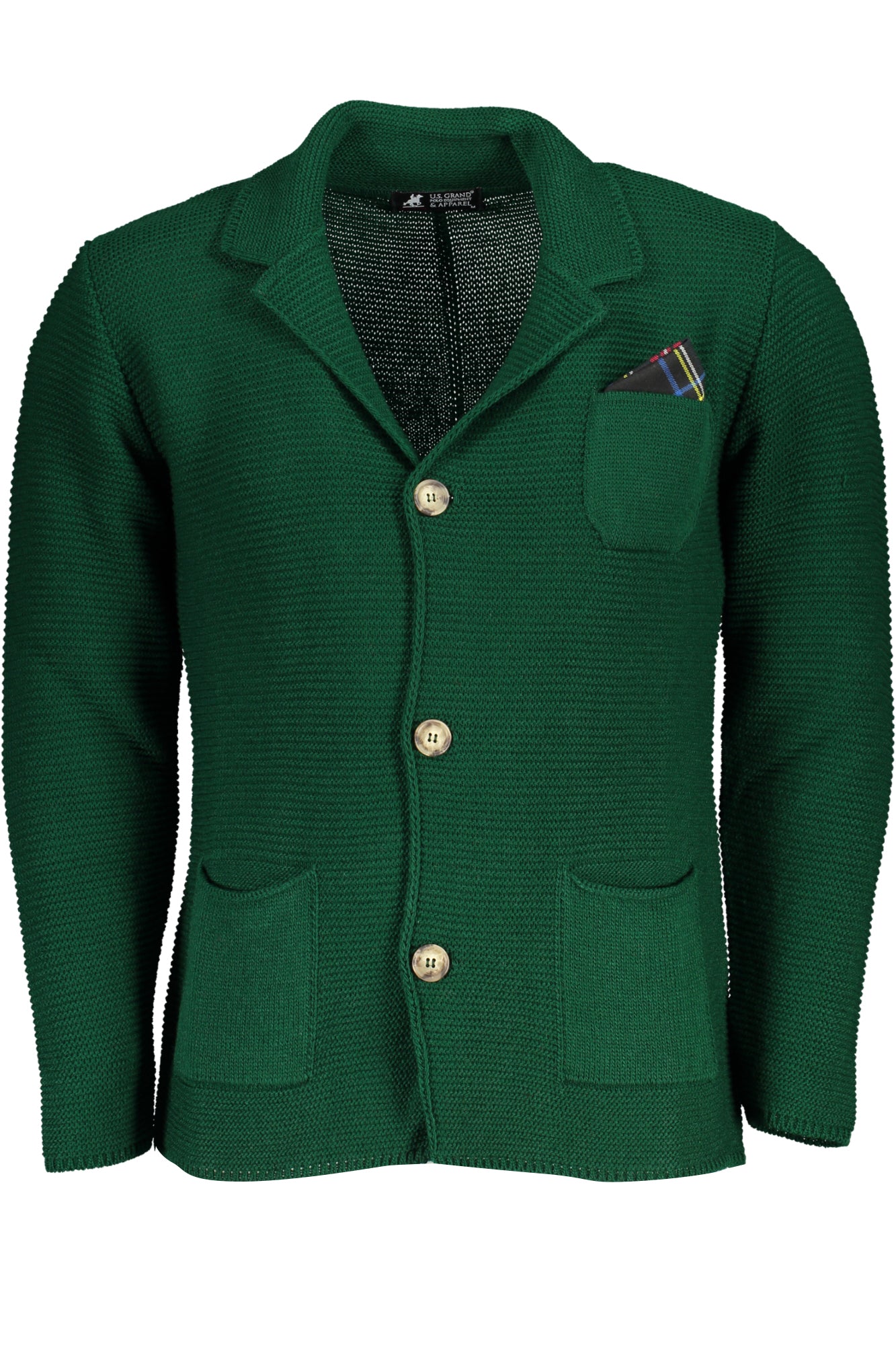 US GRAND CARDIGAN MEN'S GREEN Main image