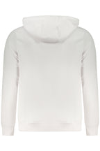 US GRAND Herren-Sweatshirt mit Reißverschluss, weiß