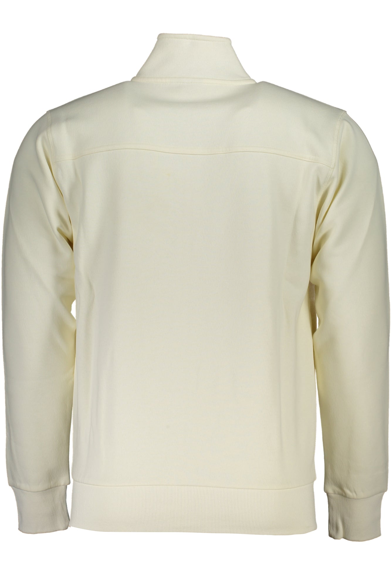 US GRAND Herren-Sweatshirt mit Reißverschluss, weiß