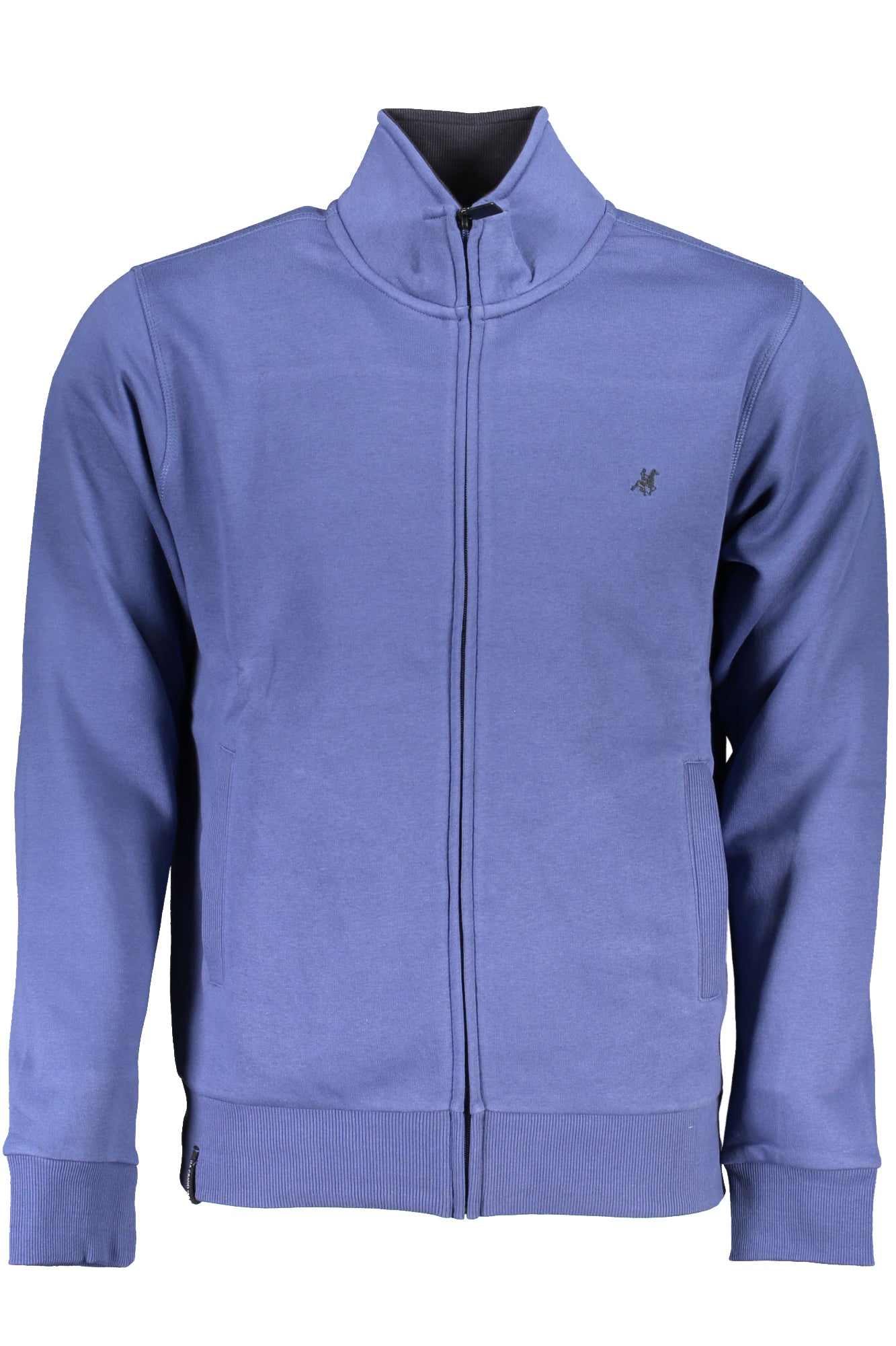 US GRAND Herren-Sweatshirt mit Reißverschluss, blau Blau