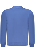 US GRAND Herren-Sweatshirt mit Reißverschluss, blau