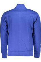 US GRAND Herren-Sweatshirt mit Reißverschluss, blau