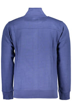 US GRAND Herren-Sweatshirt mit Reißverschluss, blau