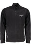 US GRAND Herren-Sweatshirt mit Reißverschluss, schwarz