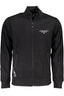 US GRAND Herren-Sweatshirt mit Reißverschluss, schwarz Schwarz