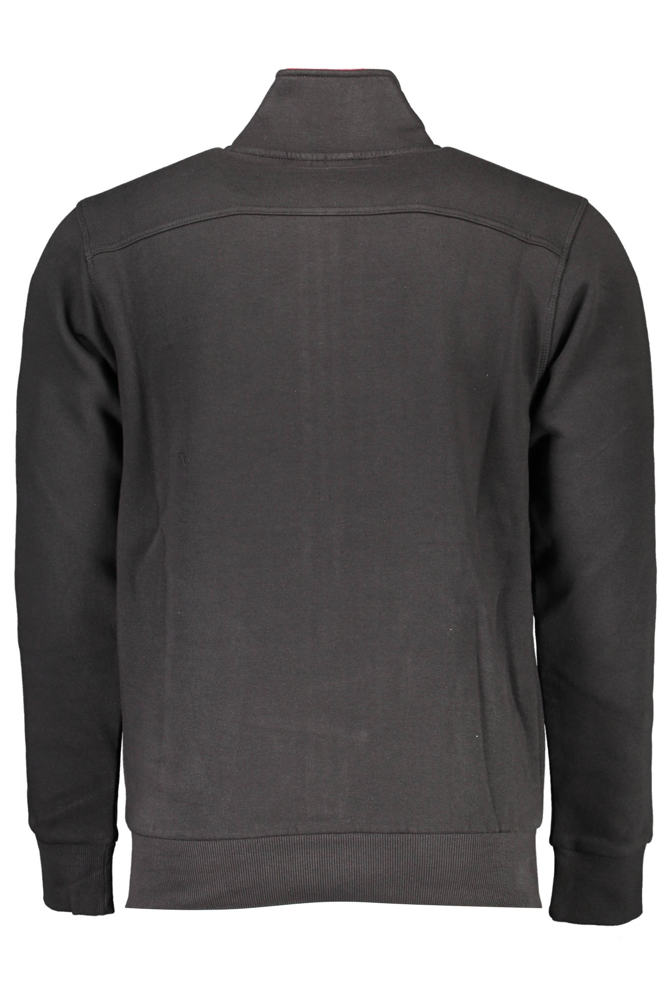 US GRAND Herren-Sweatshirt mit Reißverschluss, schwarz Schwarz