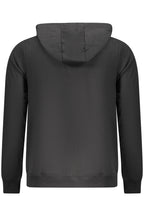 US GRAND Herren-Sweatshirt mit Reißverschluss, schwarz