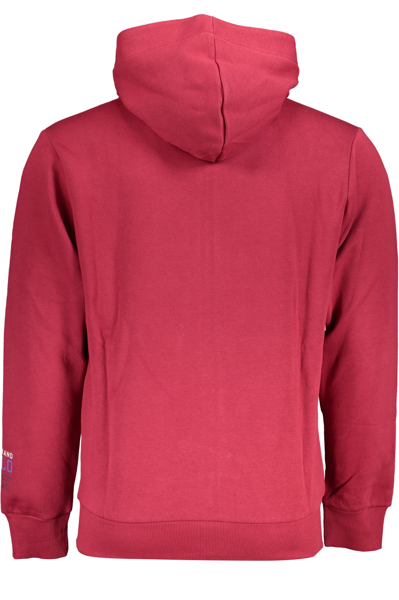 US GRAND Herren-Sweatshirt mit Reißverschluss, blau Rot