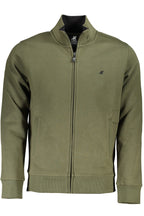 US GRAND Herren-Sweatshirt mit Reißverschluss, grün