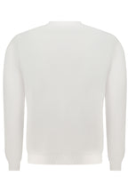 US GRAND Herren-Sweatshirt mit Reißverschluss, weiß