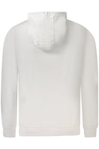 US GRAND Herren-Sweatshirt mit Reißverschluss, weiß