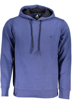 US GRAND Herren-Sweatshirt mit Reißverschluss, blau