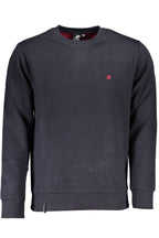 US GRAND Herren-Sweatshirt mit Reißverschluss, blau
