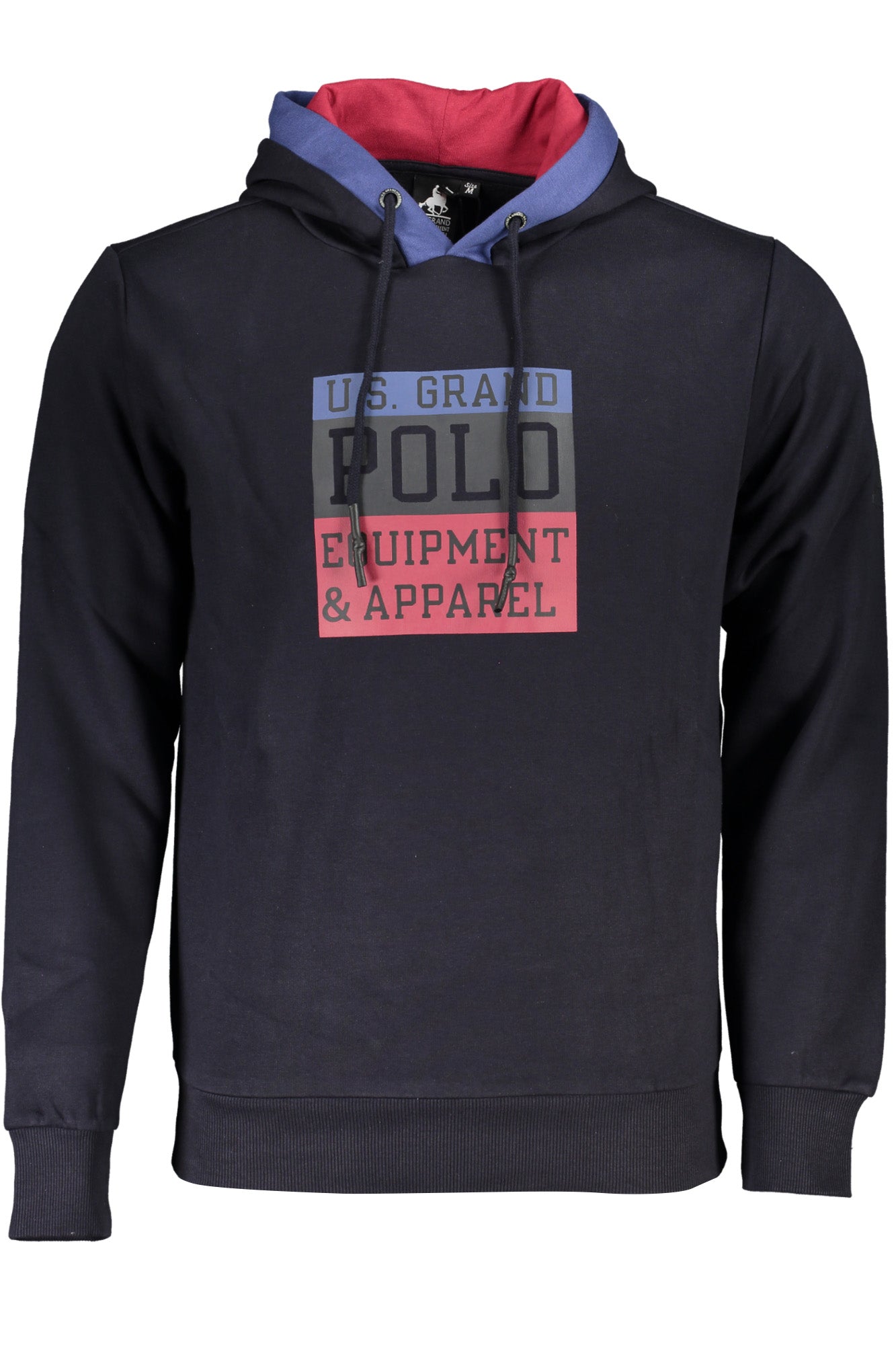 US GRAND Herren-Sweatshirt mit Reißverschluss, blau Blau Hauptbild
