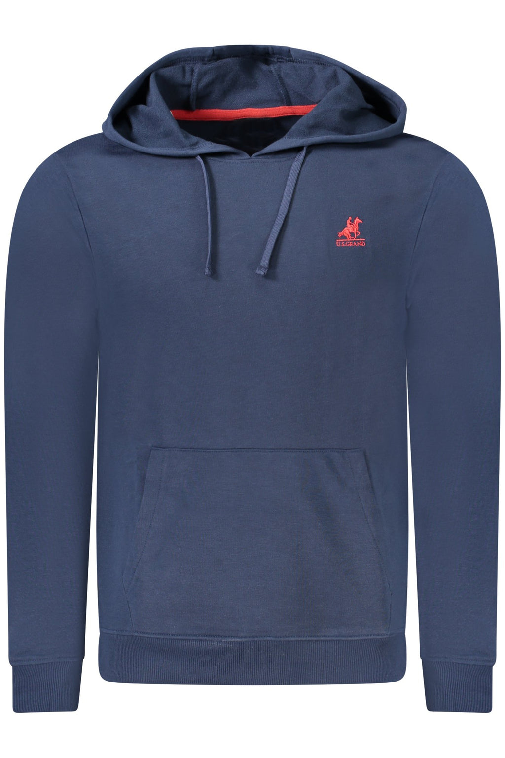 US GRAND Herren-Sweatshirt mit Reißverschluss, blau