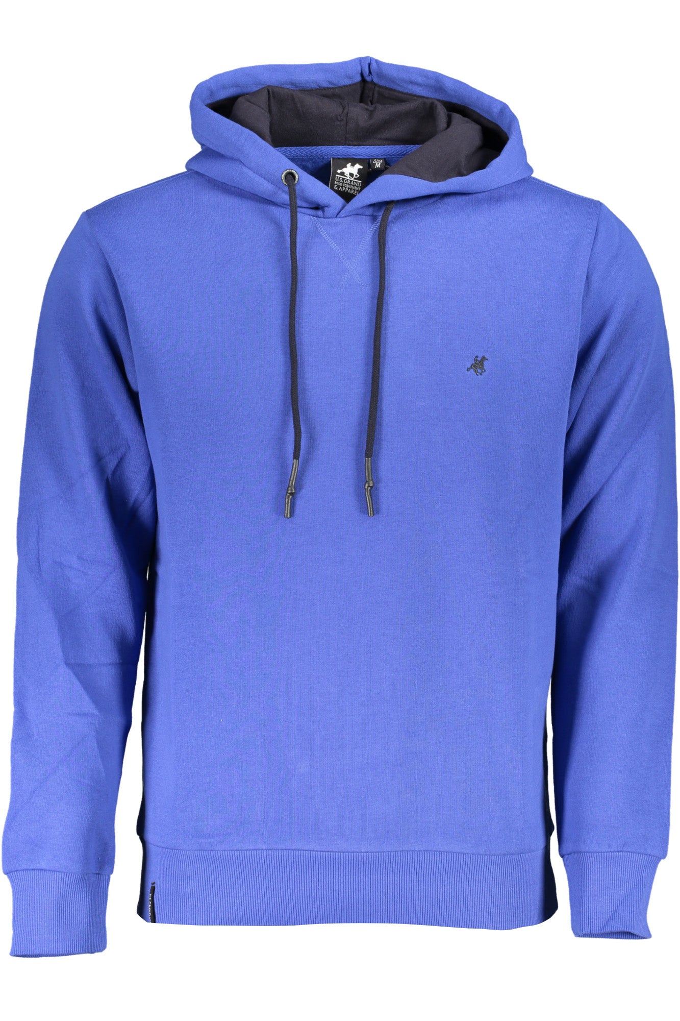 US GRAND Herren-Sweatshirt mit Reißverschluss, schwarz Blau