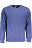 US GRAND Herren-Sweatshirt mit Reißverschluss, blau
