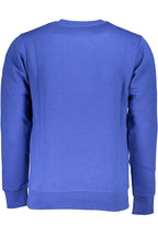 US GRAND Herren-Sweatshirt mit Reißverschluss, blau