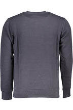 US GRAND Herren-Sweatshirt mit Reißverschluss, blau