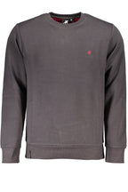 US GRAND Herren-Sweatshirt mit Reißverschluss, grau