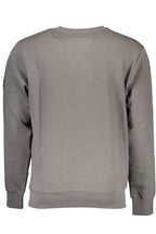 US GRAND Herren-Sweatshirt mit Reißverschluss, grau