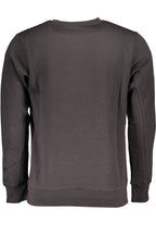 US GRAND Herren-Sweatshirt mit Reißverschluss, grau