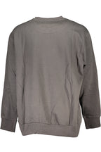 US GRAND Herren-Sweatshirt mit Reißverschluss, grau