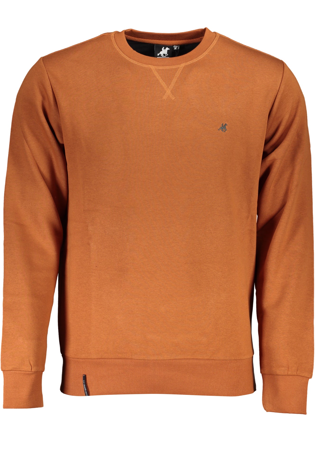 US GRAND Herren-Sweatshirt mit Reißverschluss, braun
