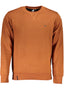 US GRAND Herren-Sweatshirt mit Reißverschluss, braun