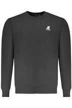 US GRAND Herren-Sweatshirt mit Reißverschluss, schwarz